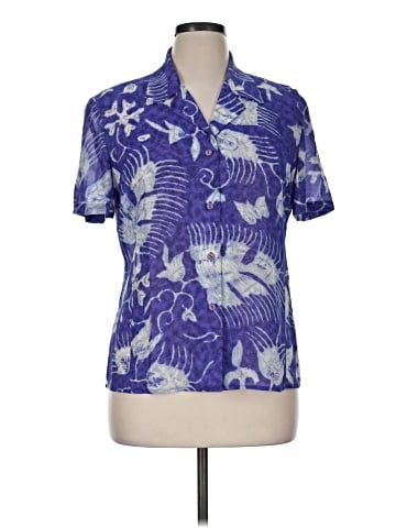 Carlisle Short Sleeve Silk Top (view 1)