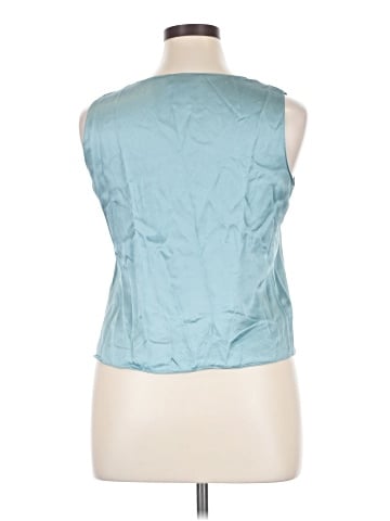 Rena Rowan Sleeveless Silk Top (view 2)