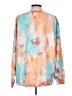 T Party Tie-dye Orange Pullover Sweater Size L - photo 2