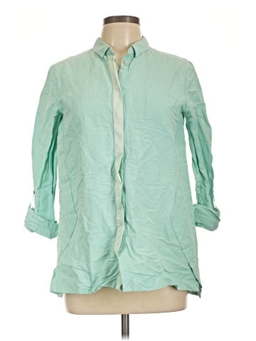 Elie Tahari 3/4 Sleeve Button-Down Shirt (view 1)