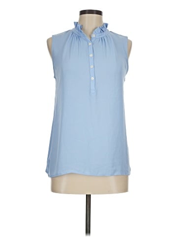 Ann Taylor LOFT Sleeveless Button-Down Shirt (view 1)