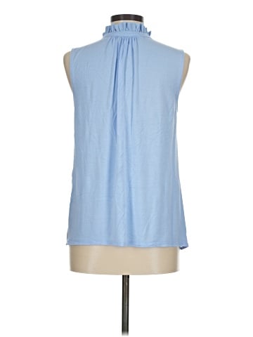 Ann Taylor LOFT Sleeveless Button-Down Shirt (view 2)