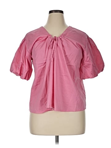 Elizabeth and James Short Sleeve Blouse (view 1)