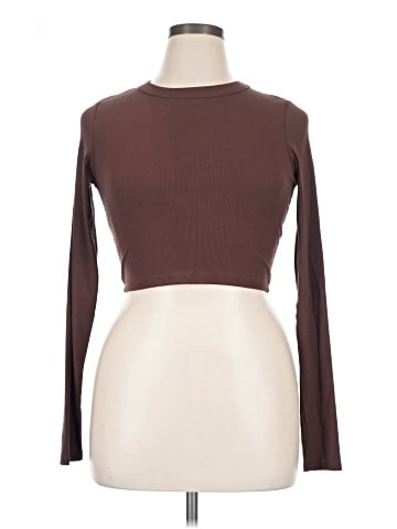 Naked Wardrobe Long Sleeve T-Shirt (view 1)