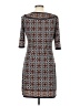 Max Studio Print Brown Casual Dress Size L - photo 2