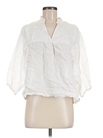 Garnet Hill 3/4 Sleeve Blouse (view 1)