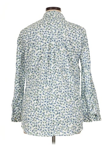 Jane and Delancey 3/4 Sleeve Button-Down Shirt (view 2)