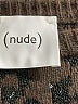 Nude Animal Print Brown Wool Pullover Sweater Size XS - photo 7