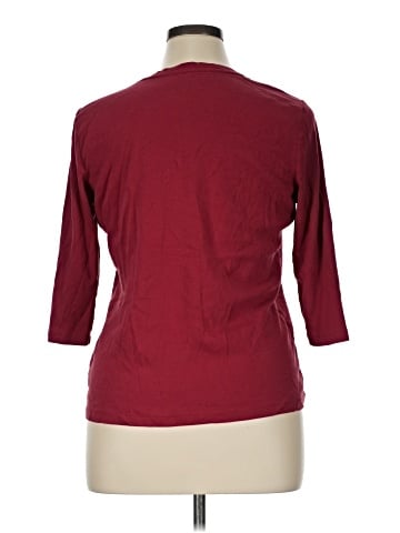 St. John's Bay 3/4 Sleeve T-Shirt (view 2)