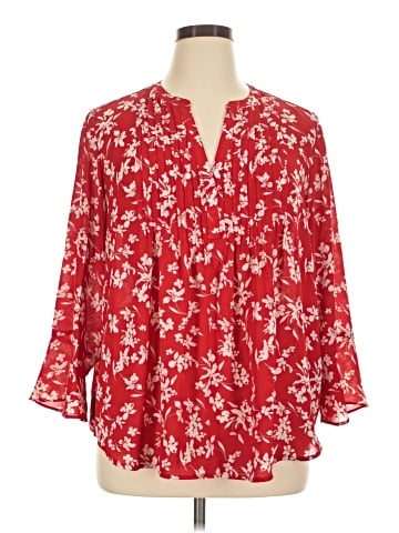 Style&Co 3/4 Sleeve Blouse (view 1)