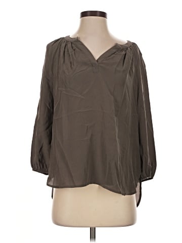 Max Studio 3/4 Sleeve Silk Top (view 1)