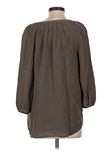Max Studio 3/4 Sleeve Silk Top (view 2)