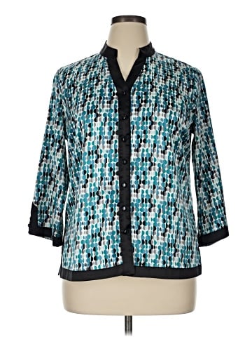 JM Collection 3/4 Sleeve Blouse (view 1)