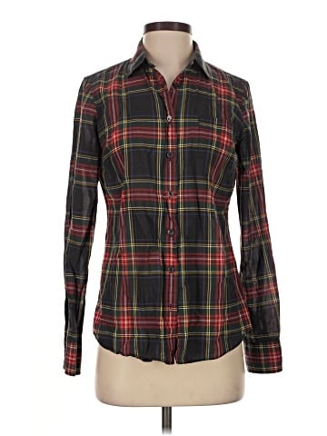 J.Crew Factory Store Long Sleeve Button-Down Shirt (view 1)
