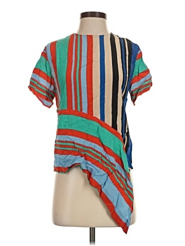 Diane von Furstenberg Short Sleeve Blouse (view 1)