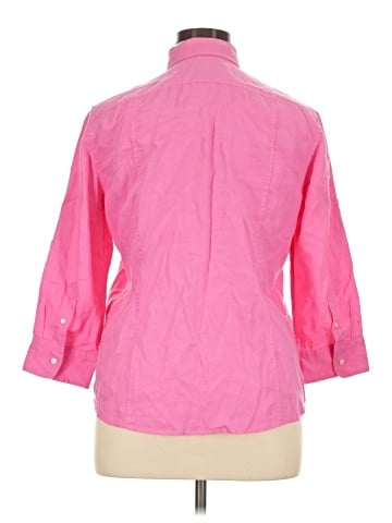 American Living 3/4 Sleeve Button-Down Shirt (view 2)