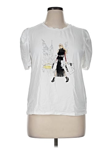 DKNY Short Sleeve Blouse (view 1)