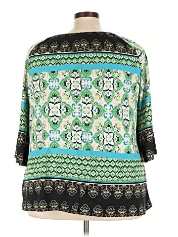 New Directions 3/4 Sleeve Blouse (view 2)