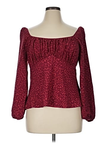 Banana Republic Factory Store Long Sleeve Blouse (view 1)