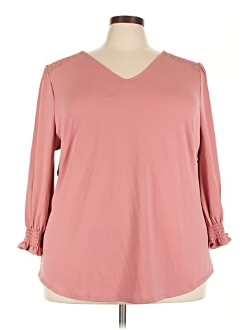 Adrianna Papell 3/4 Sleeve Blouse (view 1)
