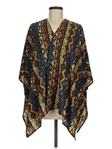Pink Owl Poncho (view 1)