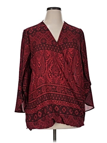 New Directions 3/4 Sleeve Blouse (view 1)