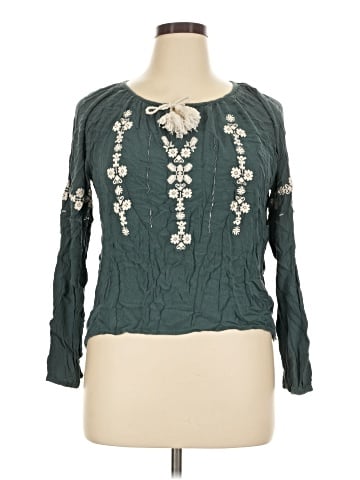 Xhilaration Long Sleeve Blouse (view 1)