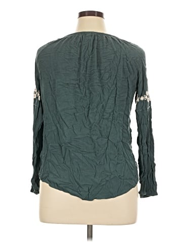 Xhilaration Long Sleeve Blouse (view 2)