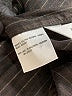 Max Mara 100% Linen Stripes Gray Brown Jacket Size 10 - photo 9