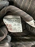 Max Mara 100% Linen Stripes Gray Brown Jacket Size 10 - photo 10