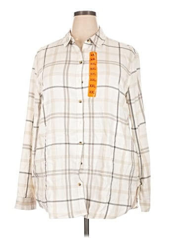 Jachs Girlfriend Long Sleeve Button-Down Shirt (view 1)