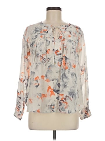Rebecca Taylor 3/4 Sleeve Silk Top (view 1)