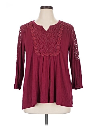 Liz Claiborne 3/4 Sleeve Blouse (view 1)