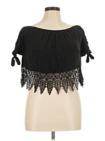 Polly & Esther Short Sleeve Blouse (view 1)