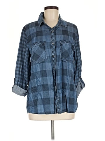 Billy T 3/4 Sleeve Button-Down Shirt (view 1)