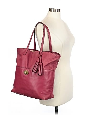 Coach Leather Tote (view 2)
