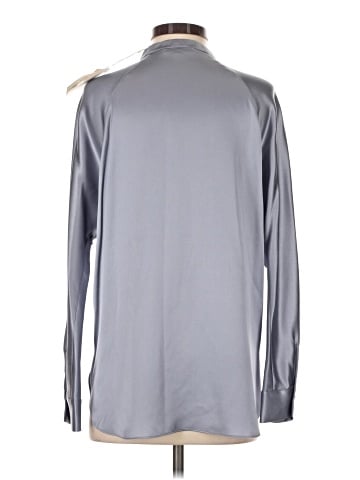 Vince. Long Sleeve Silk Top (view 2)