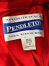 Pendleton 100% Virgin Wool Solid Red Wool Coat Size 8 - photo 6