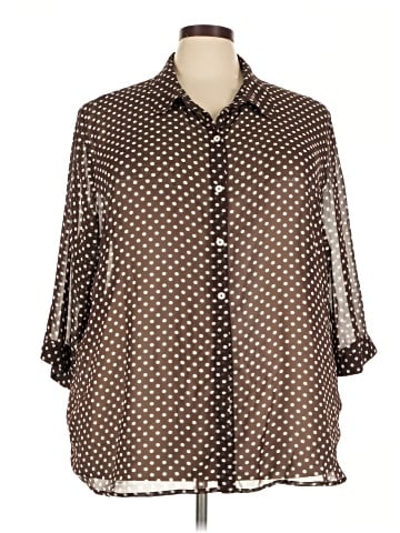 Susan Graver 3/4 Sleeve Blouse (view 1)