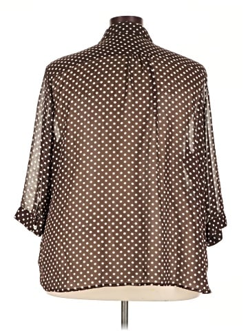 Susan Graver 3/4 Sleeve Blouse (view 2)