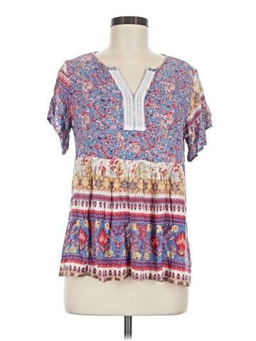 One World Short Sleeve Blouse (view 1)