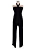 A-list by Wrapper Solid Black Jumpsuit Size L - photo 1