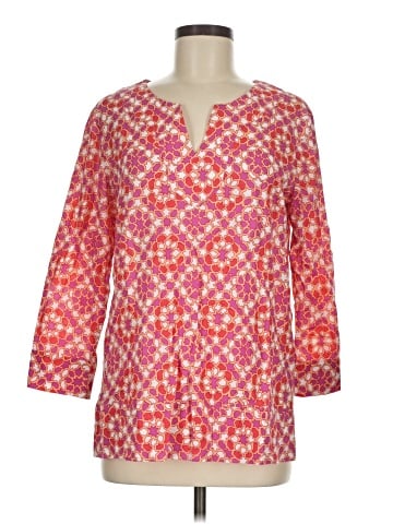 Lands' End 3/4 Sleeve Blouse (view 1)