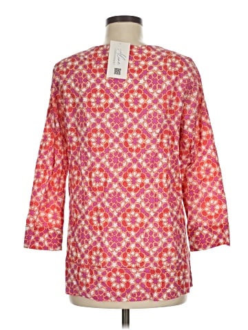 Lands' End 3/4 Sleeve Blouse (view 2)