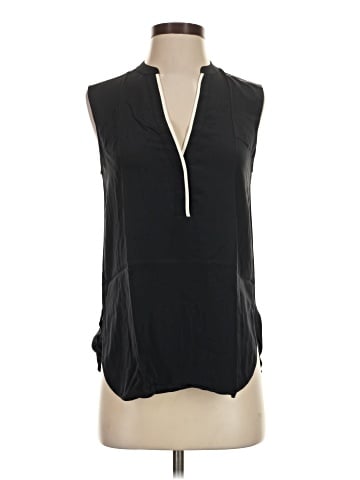 Vince. Sleeveless Silk Top (view 1)