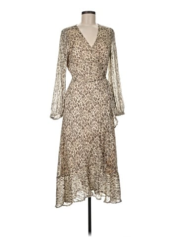 Lavender Brown Casual Dress (view 1)