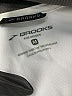 Brooks 100% Polyester Graphic White Track Jacket Size M - photo 6