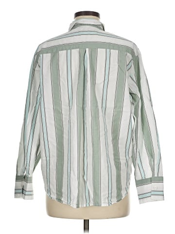Ann Taylor LOFT Long Sleeve Button-Down Shirt (view 2)