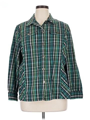 Cj Banks Long Sleeve Button-Down Shirt (view 1)