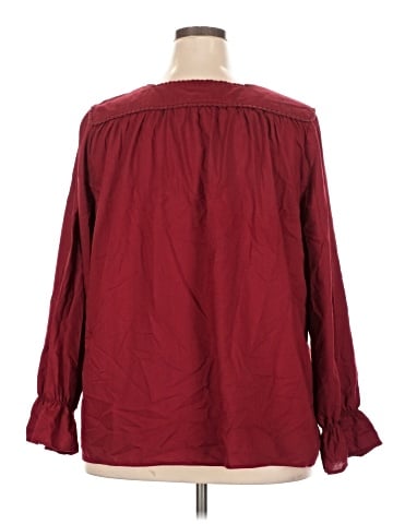 Cacique Long Sleeve Blouse (view 2)